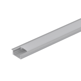 Алуминиев профил за LED лента, за вграждане, плитък, 2м