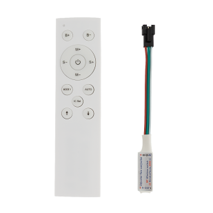 RF controller for digital single color LED strip 1 port 12-24V DC IC WS2811 2048 pixels
