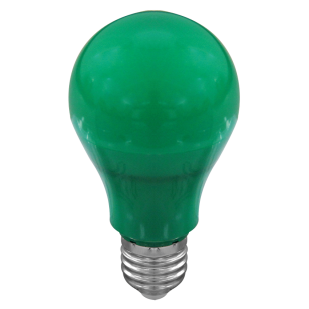 LED лампа крушка 6W, E27, 220-240V AC, зелена светлина