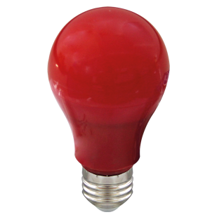 LED лампа крушка 6W, E27, 220-240V AC, червена светлина