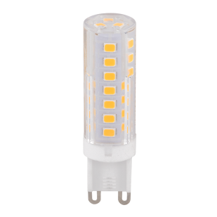 LED лампа 5W, G9, 3000K, 220V-240V AC, топла светлина, SMD2835, 1 бр. / блистер