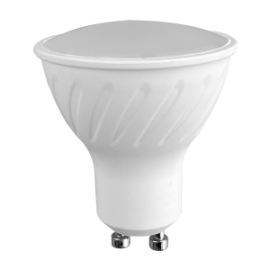 LED лампа луничка 6W, GU10, 6500K, 220-240V AC, студена светлина