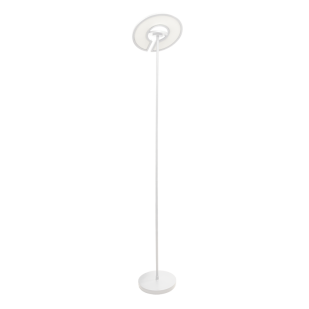 LED floor lamp CCT+RGB with remote control, dimmable, white, 40W+8W, IP20
