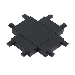 Cross connector for slim rail for surface mounting