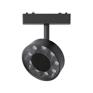 LED магнитен smart спот, кръг 9W, CCT, 48V DC