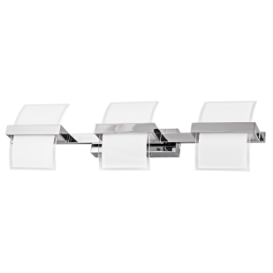LED осветително тяло аплик за стена 15W, 2700K, хром, IP20
