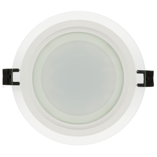 LED glass panel for building-in round, 18W, 4200K,  220V-240V AC, IP44