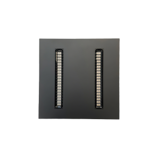 LED panel for surface mounting 600х600, UGR<19, 40W, 4000K, 130 lm/W, 90°, 220V-240V AC, black, IP20