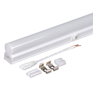 LED линейно осветително тяло Т5 с ключ, 4W, 6000K, 220-240V AC, IP20, студена светлина