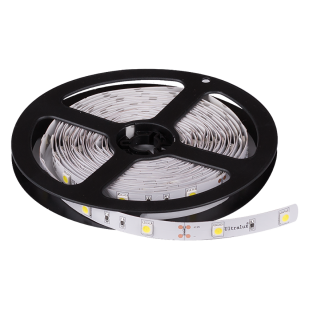 LED flexible strip 6.75W/m, 3000K, 12V DC, SMD5050, 30 LEDs/m, IP20