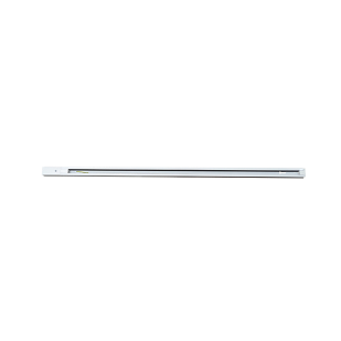 Rail for track lighting, 2 wires, 2m, white