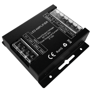 Усилвател за RGB LED лента 3X10A, 360W (12V DC), 12-24V DC
