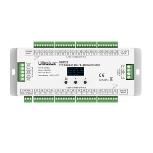Stair lighting controller 5-24V DC, 32A max, 768W max