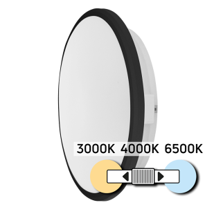 LED влагозащитена плафониера, 18W, 3000K/4000K/6500K, 220V-240V AC, IP54