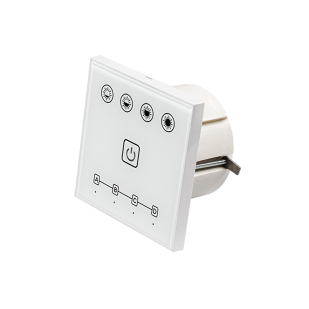 Smart 2.4G RF TOUCH панел за стена за едноцветно осветление, 4 зони